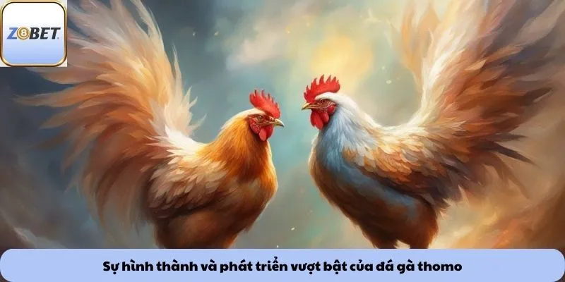 Sự hình thành và phát triển vượt bật của đá gà thomo